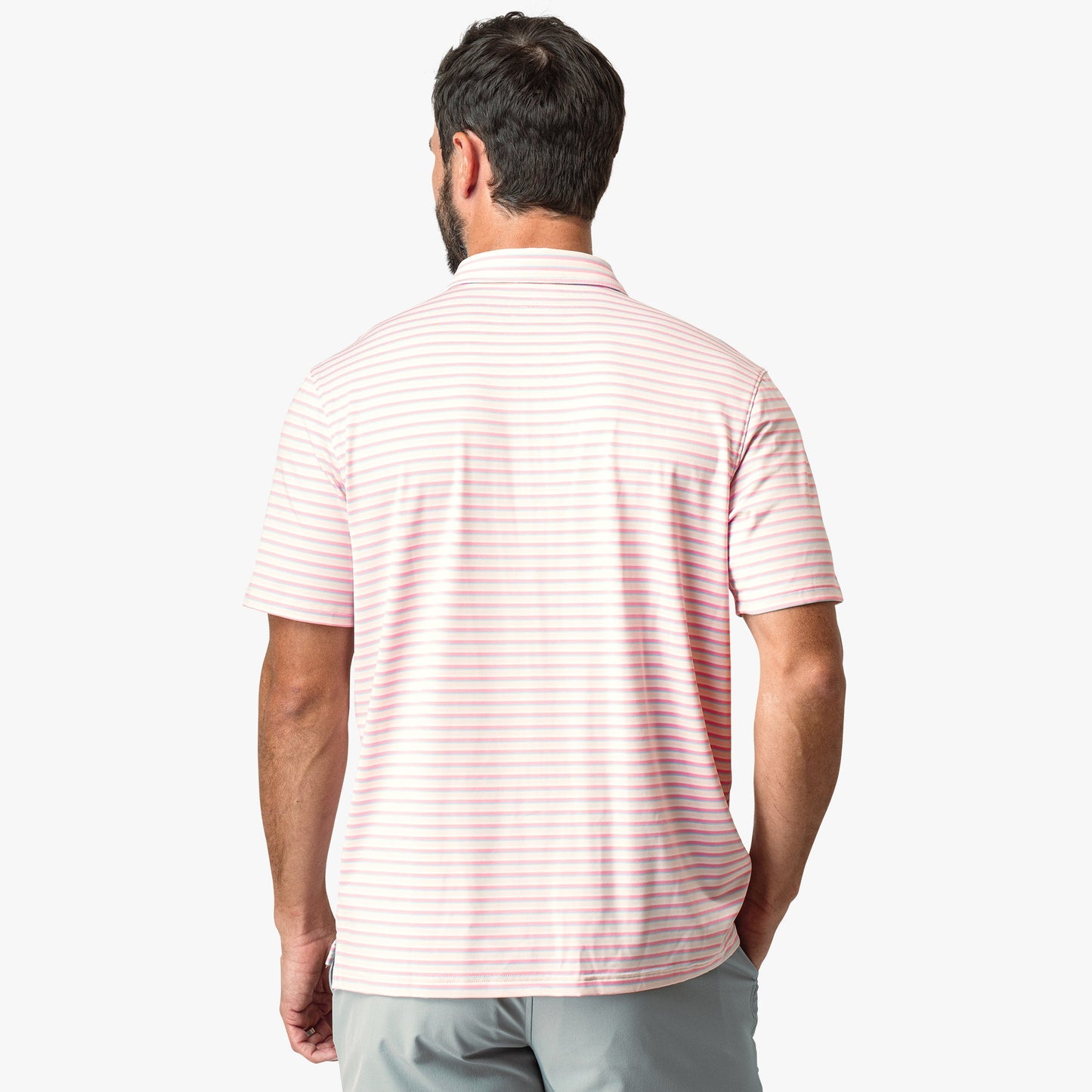 AFTCO Link Performance Polo Beach Glass