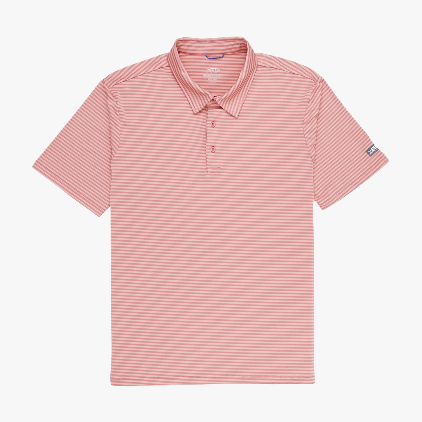 AFTCO Link Performance Polo Beach Glass