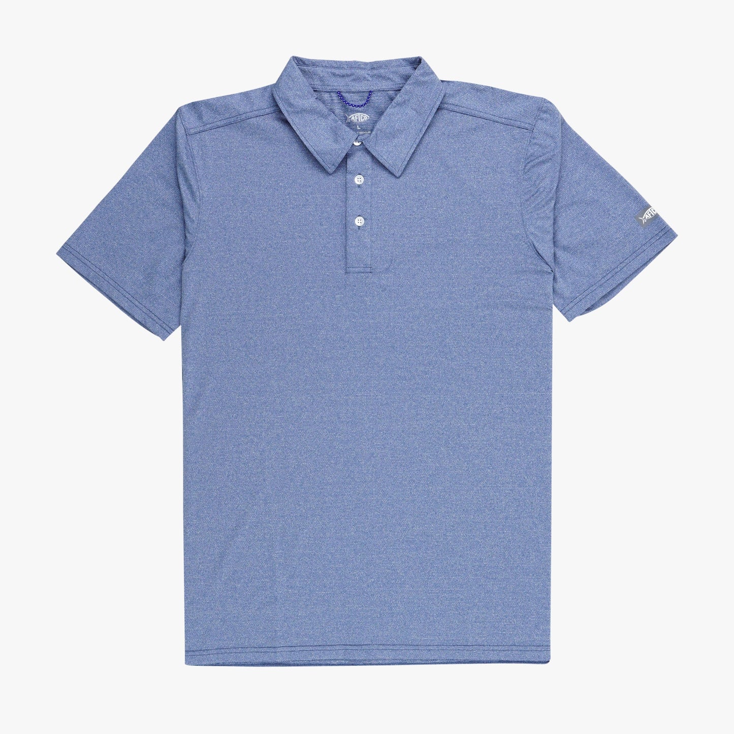 AFTCO Air O Mesh Performance Polo Conch Heather