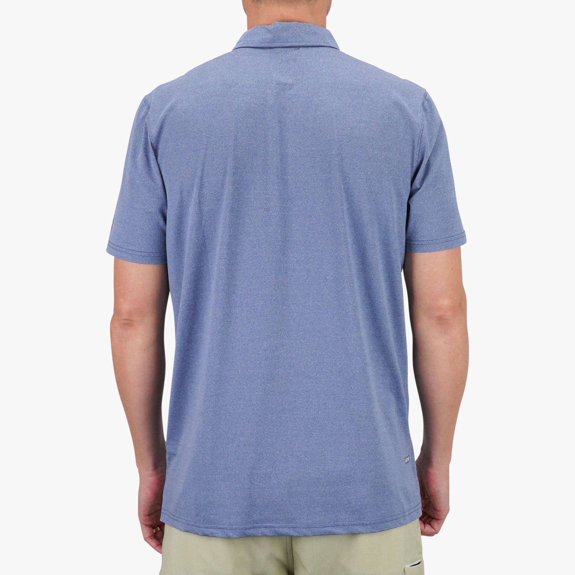 AFTCO Air O Mesh Performance Polo Conch Heather