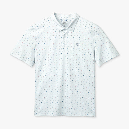 AFTCO Fairwaves Boatbar Performance Polo Blue