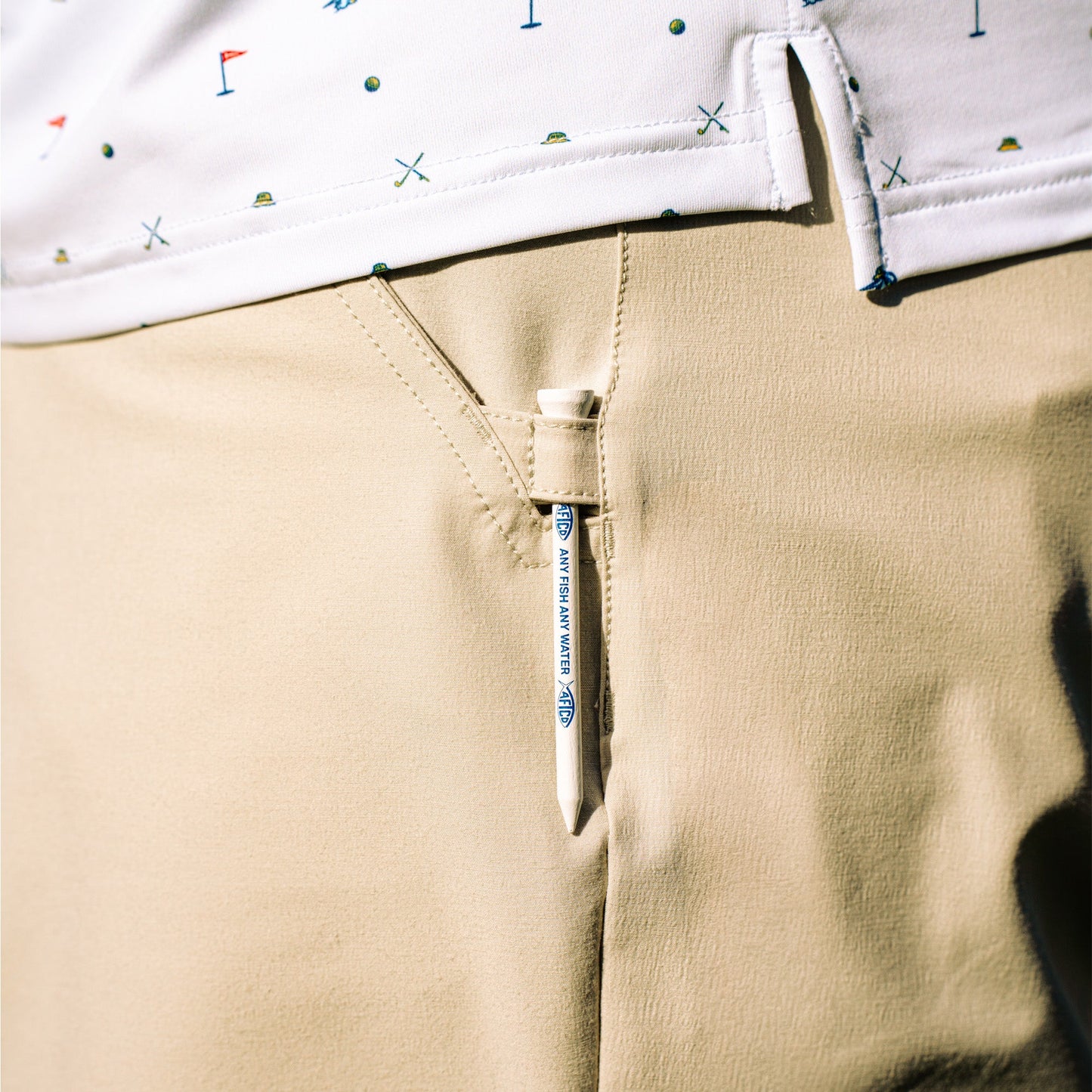 AFTCO Fairwaves Shorts Stone