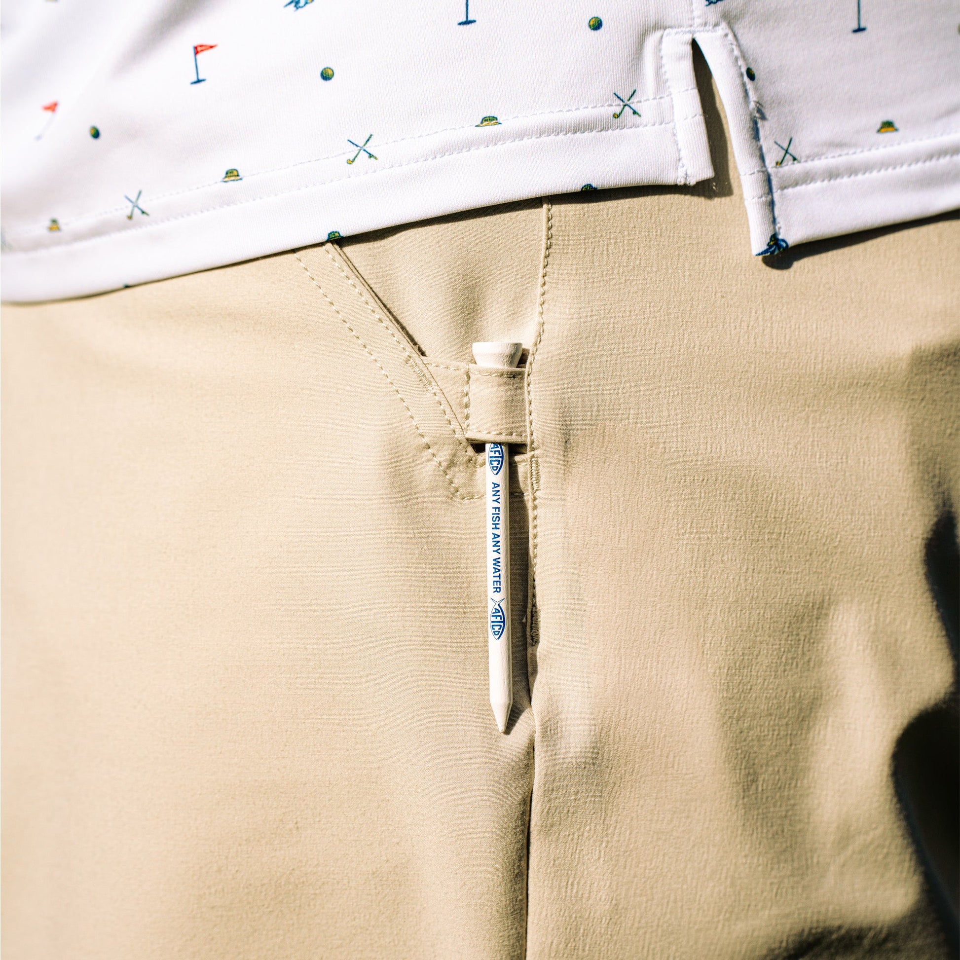 AFTCO Fairwaves Shorts Stone