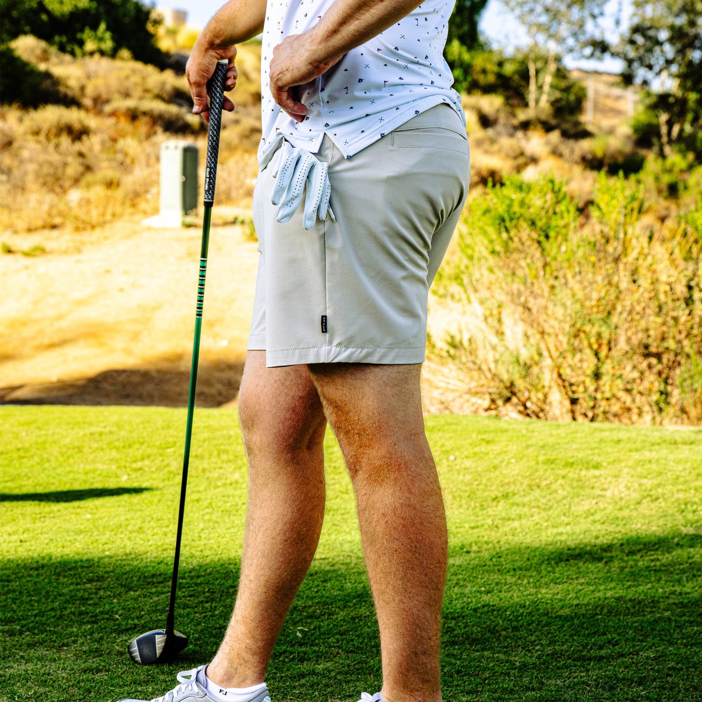 AFTCO Fairwaves Shorts Stone