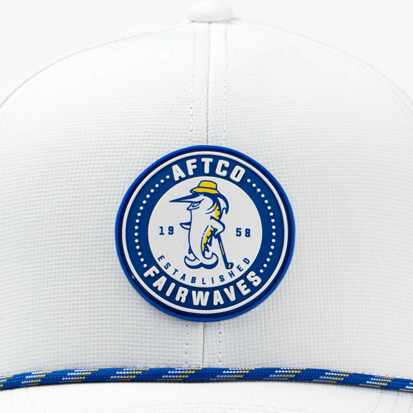 AFTCO Fairwaves Marlin Tech Hat White