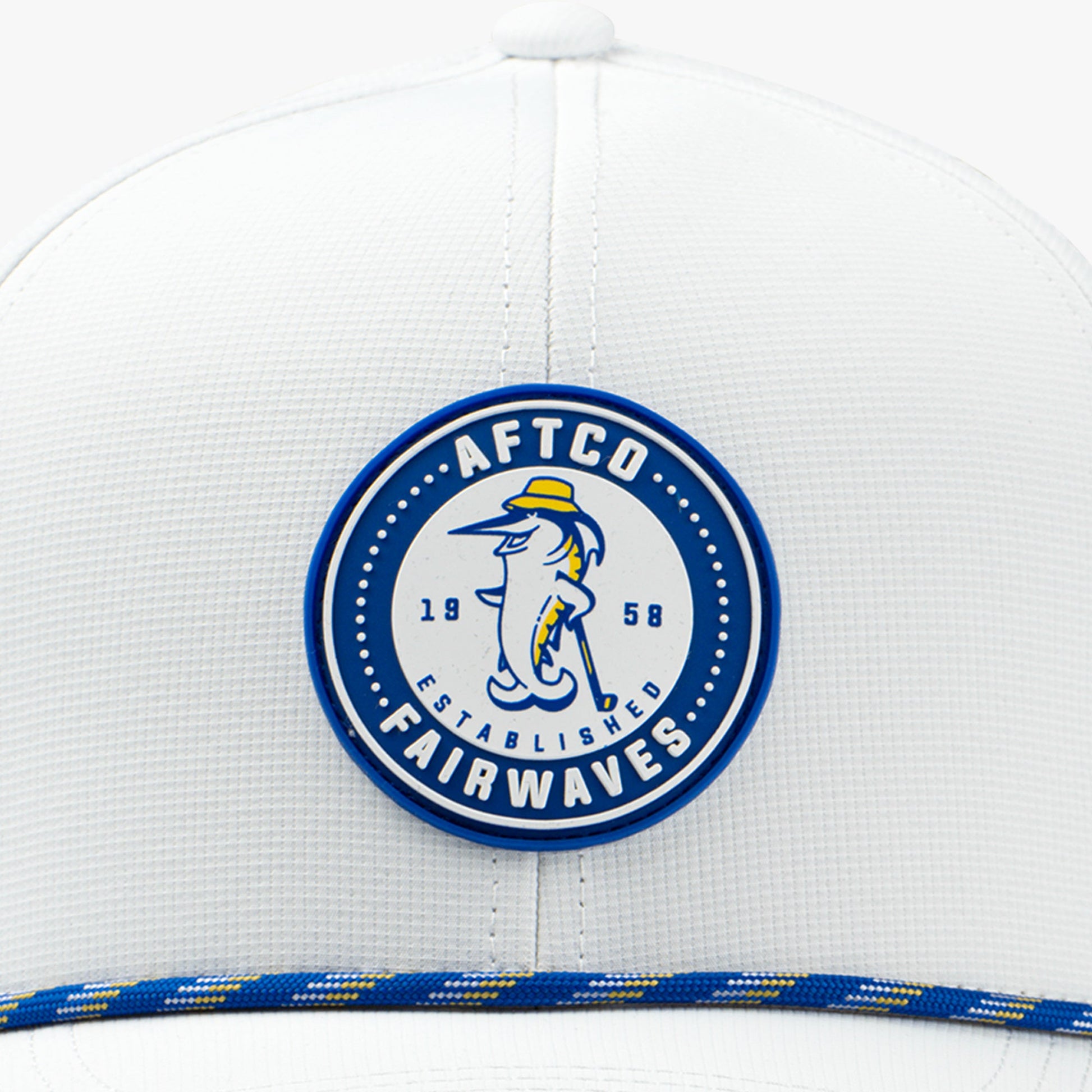 AFTCO Fairwaves Marlin Tech Hat White