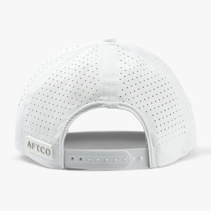 AFTCO Fairwaves Marlin Tech Hat White