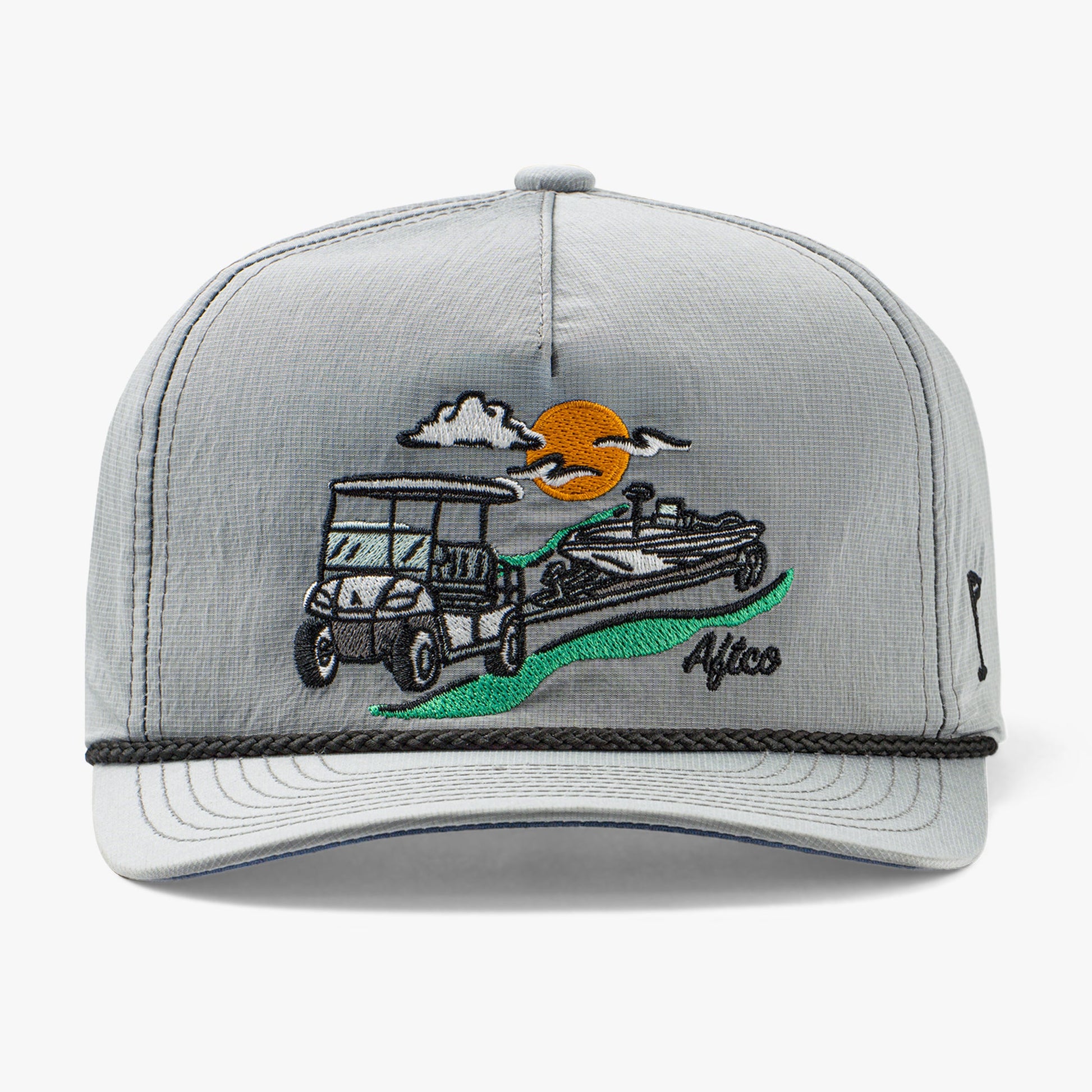 AFTCO Fairwaves Trucker Hat Captains Blue