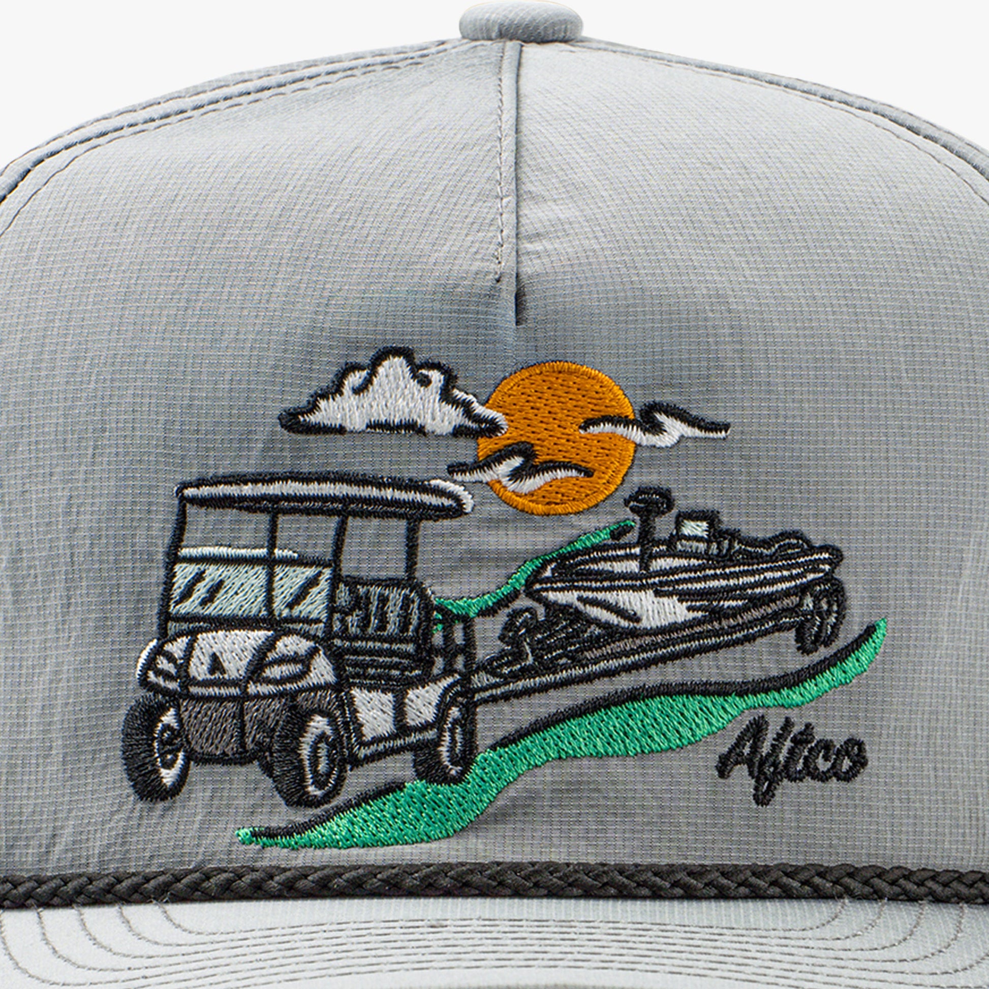 AFTCO Fairwaves Trucker Hat Captains Blue