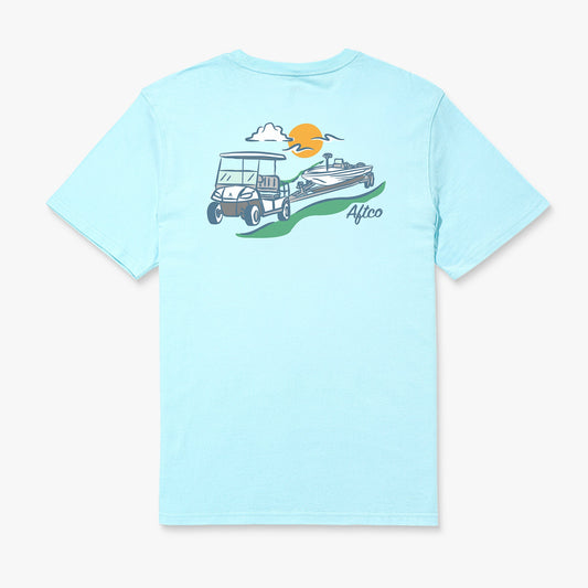 AFTCO Fairwaves Trailer SS T-Shirt Clearwater
