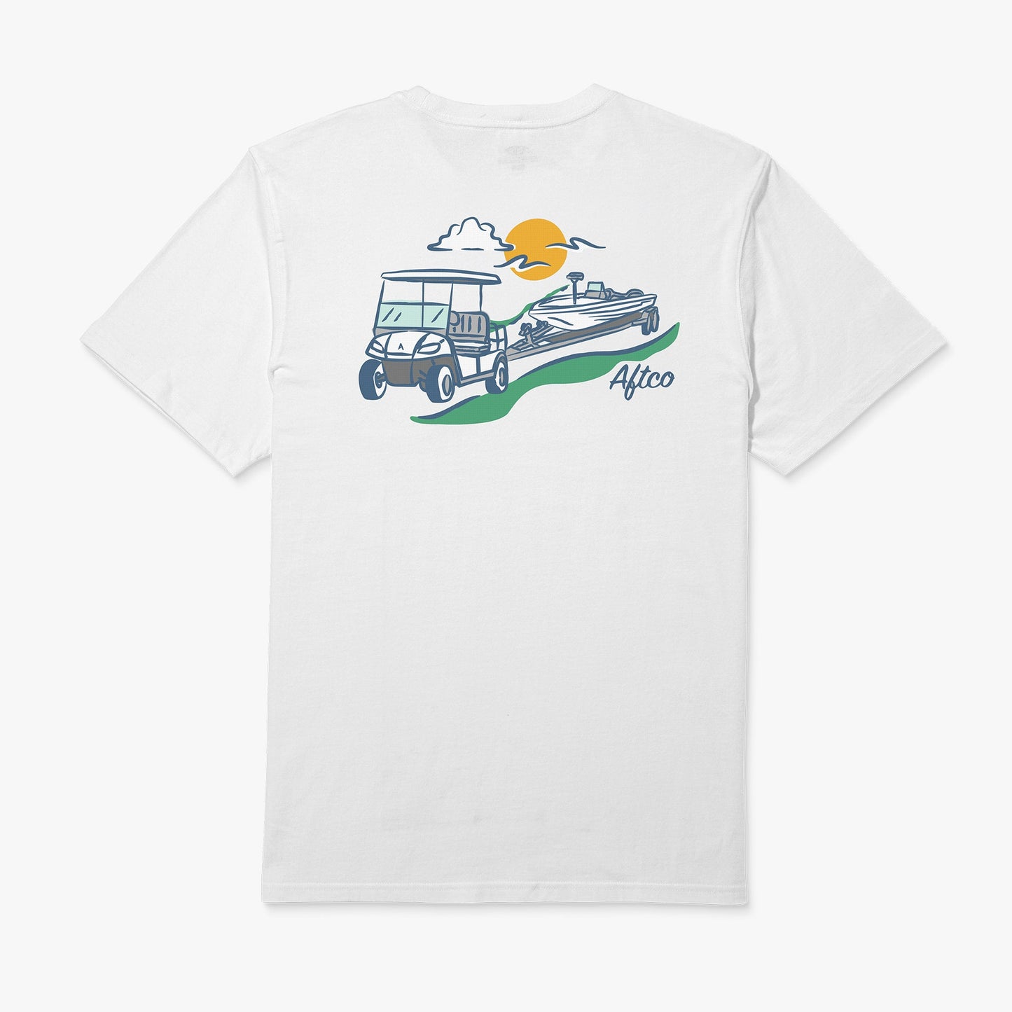 AFTCO Fairwaves Trailer SS T-Shirt Clearwater