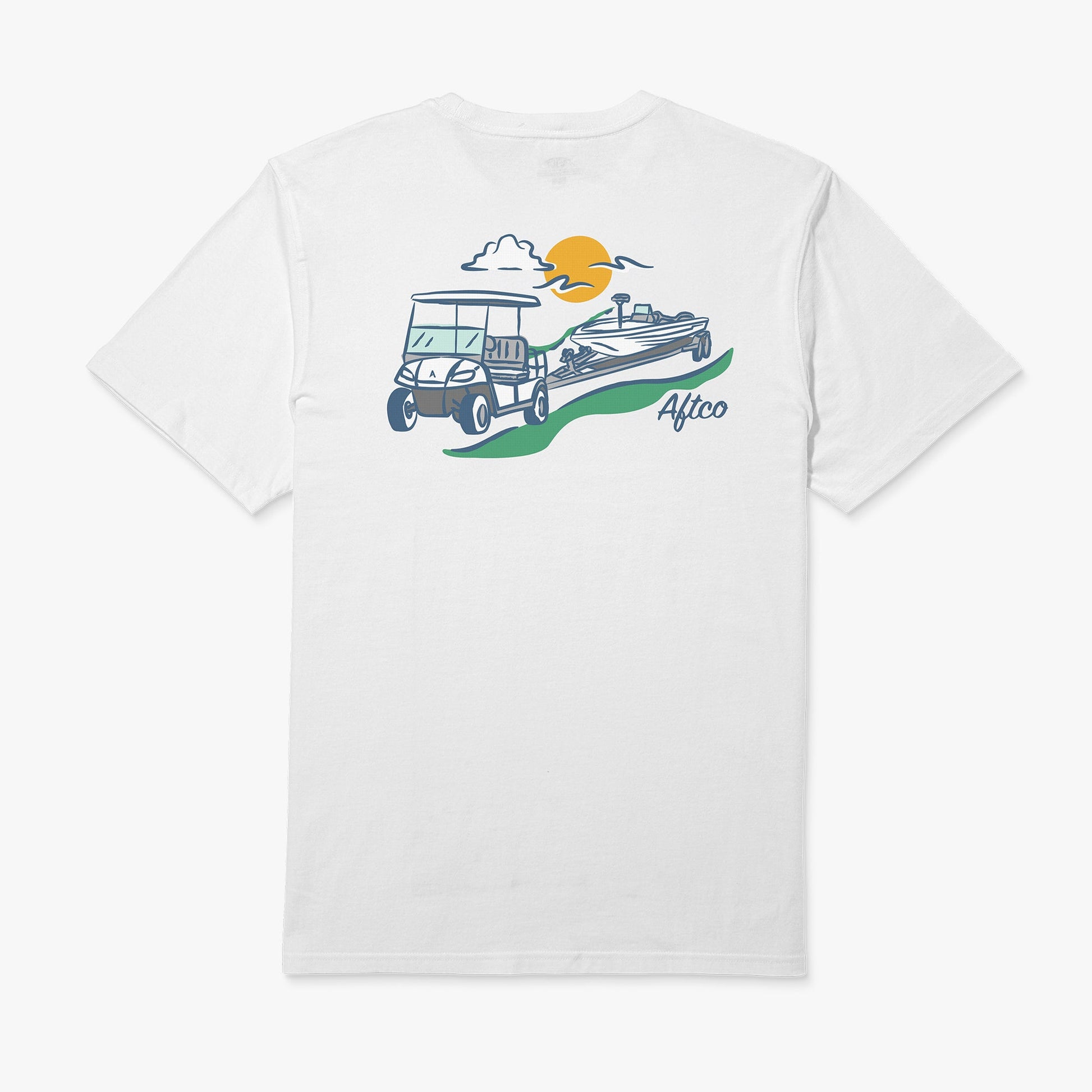 AFTCO Fairwaves Trailer SS T-Shirt Clearwater