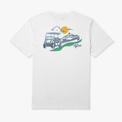 AFTCO Fairwaves Trailer SS T-Shirt Clearwater