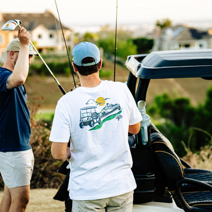 AFTCO Fairwaves Trailer SS T-Shirt Clearwater