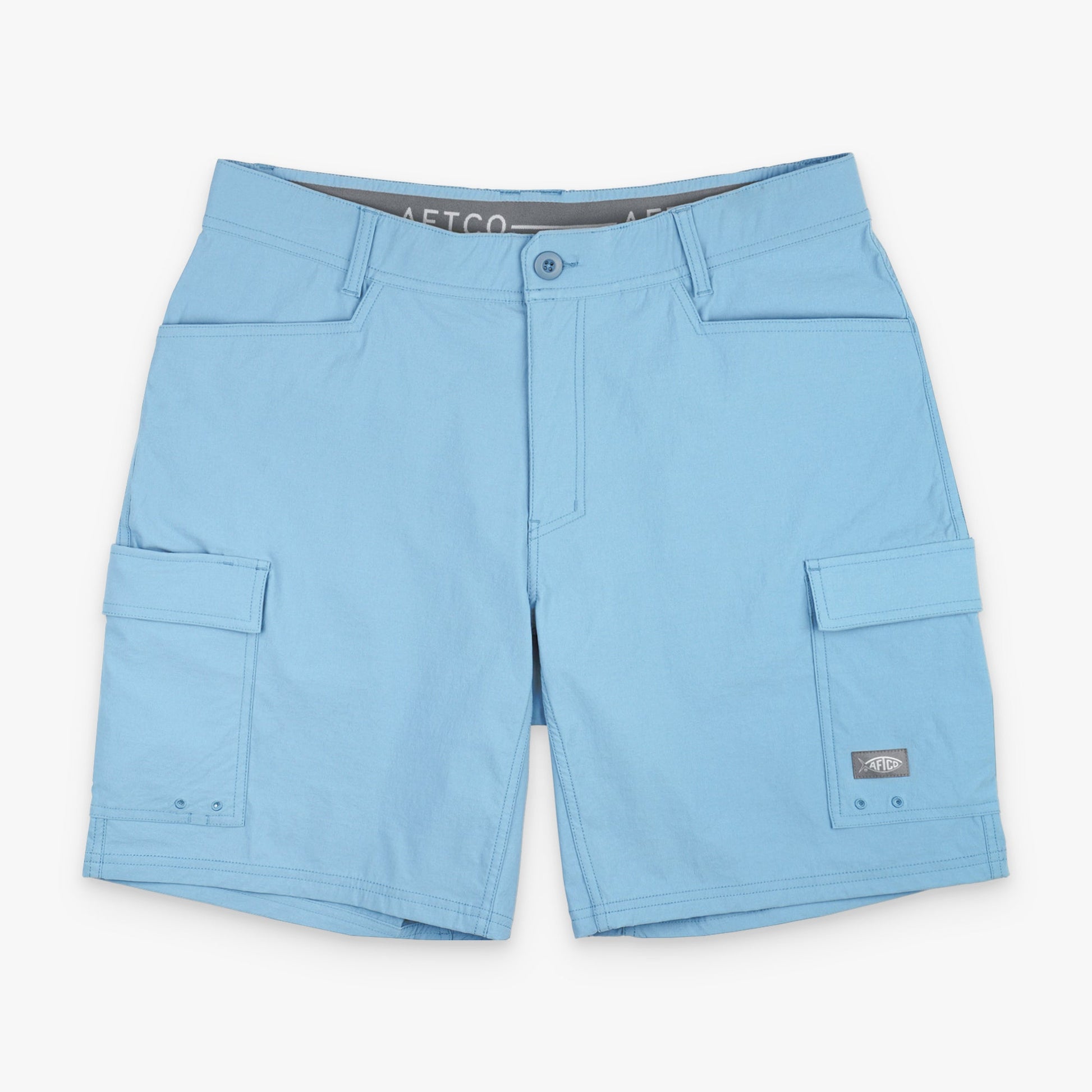 AFTCO Deckhand Fishing Shorts Blue Shadow