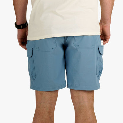AFTCO Deckhand Fishing Shorts Blue Shadow