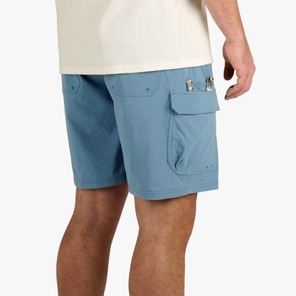 AFTCO Deckhand Fishing Shorts Blue Shadow