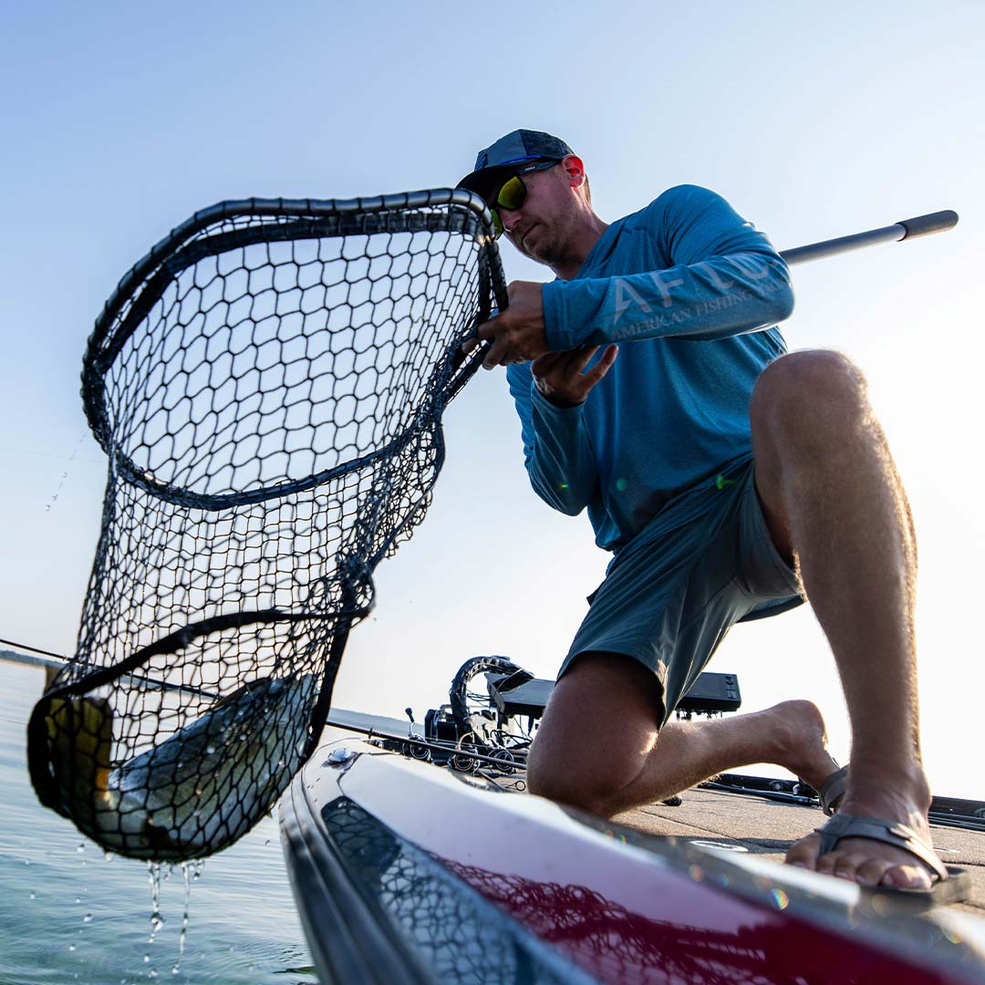 AFTCO Deckhand Fishing Shorts Blue Shadow