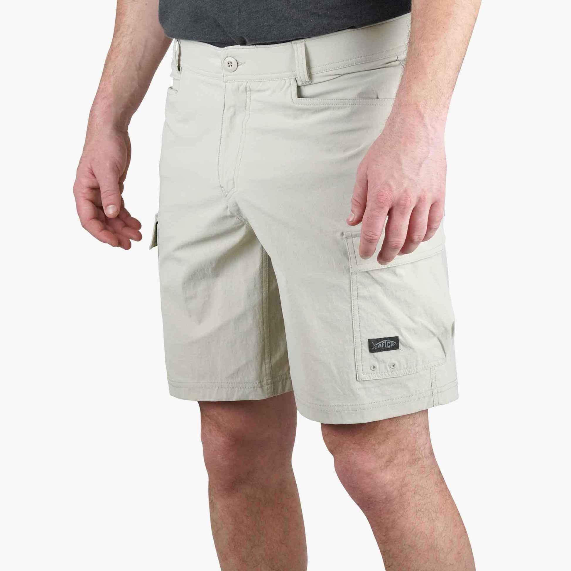 AFTCO Deckhand Fishing Shorts Blue Shadow