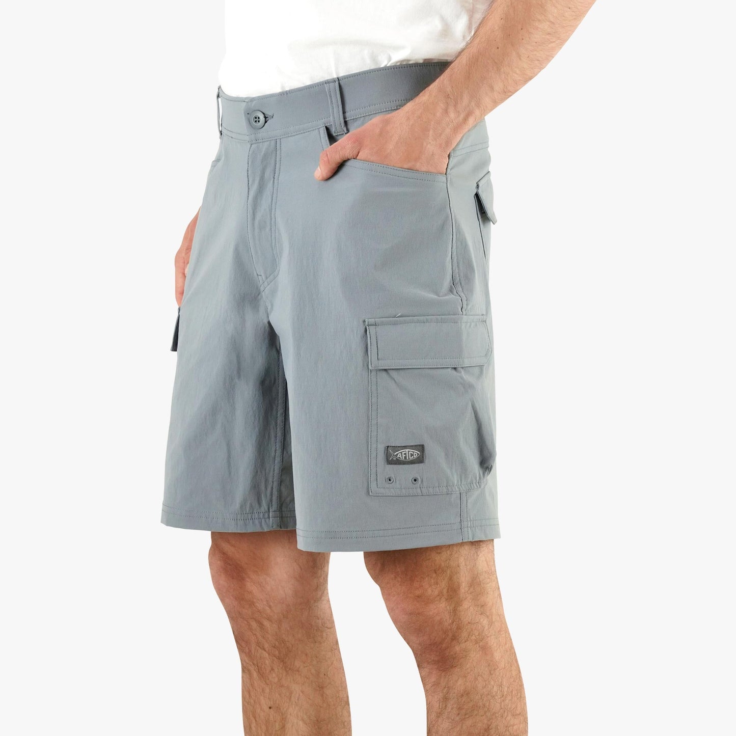 AFTCO Deckhand Fishing Shorts Blue Shadow