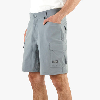 AFTCO Deckhand Fishing Shorts Blue Shadow