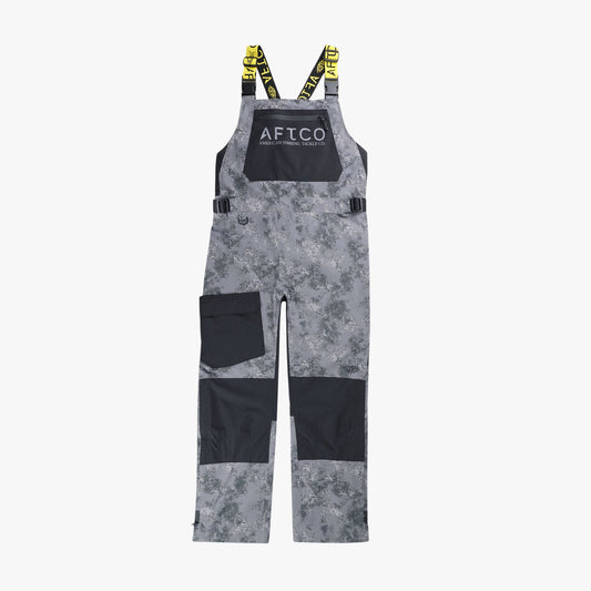 AFTCO Barricade Bibs For Rain Charcoal Acid Camo