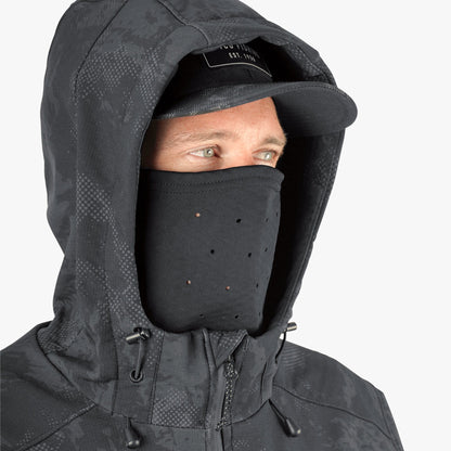 AFTCO Reaper Tactical Zip Up Camo Softshell Jacket Storm Camo