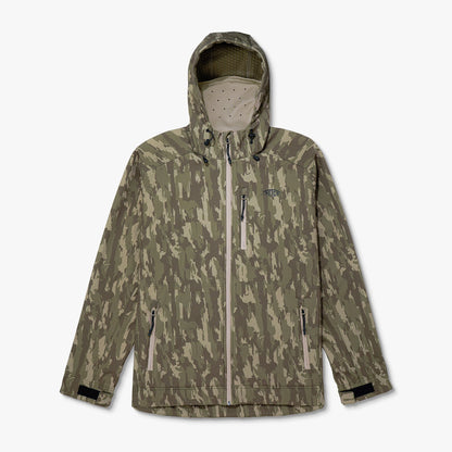 AFTCO Reaper Tactical Zip Up Camo Softshell Jacket Storm Camo