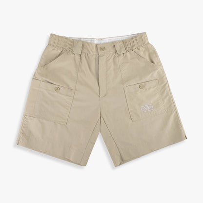 AFTCO Original Mens Fishing Shorts Long - Classic Colors - AFTCO Khaki
