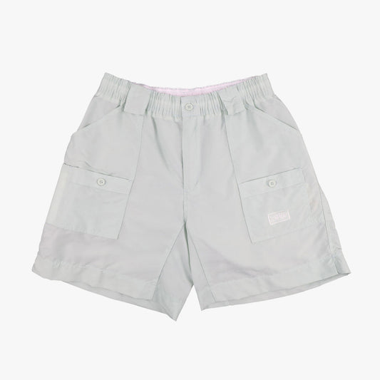 AFTCO Original Mens Fishing Shorts Long - Limited Colors Silver