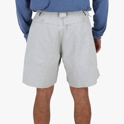 AFTCO Original Mens Fishing Shorts Long - Limited Colors Silver