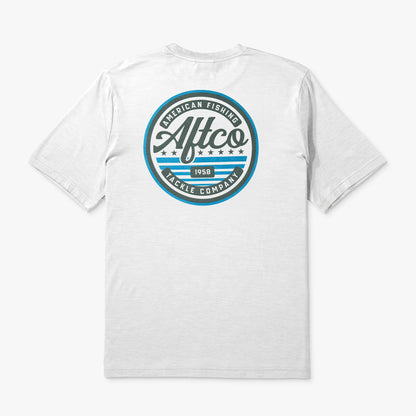 AFTCO United Short Sleeve Sun Protection Shirt Athletic Heather