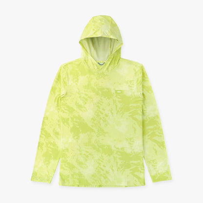 AFTCO Ocean Bound Hooded Performance Shirt Sand Grouper Camo