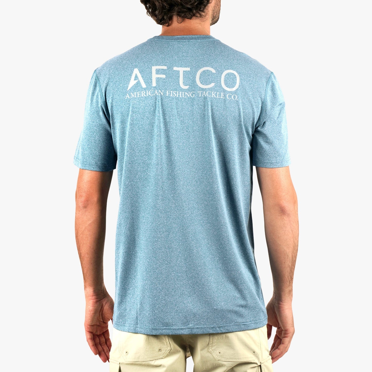 AFTCO Samurai SS Performance Shirt Splish Splash Heather