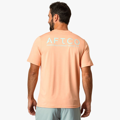 AFTCO Samurai SS Performance Shirt Splish Splash Heather