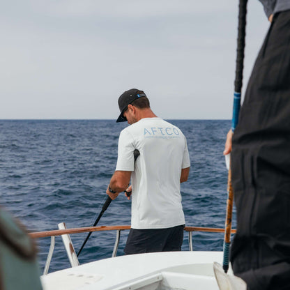 AFTCO Samurai SS Performance Shirt Splish Splash Heather