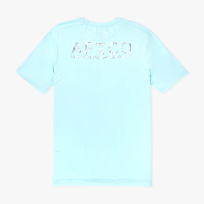 AFTCO Samurai SS Performance Shirt Splish Splash Heather