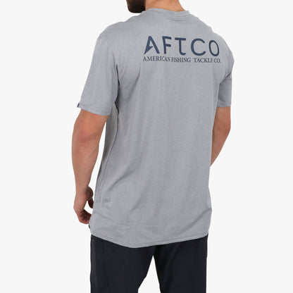 AFTCO Samurai SS Performance Shirt Splish Splash Heather