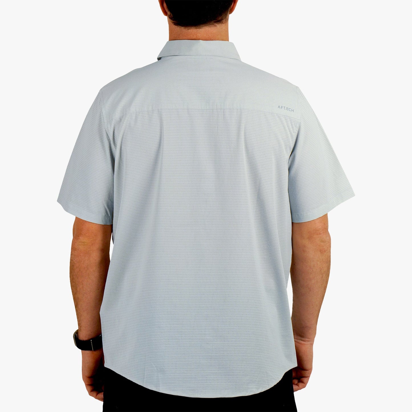 AFTCO Air O Mesh SS Button Down Fishing Shirt Bay Leaf