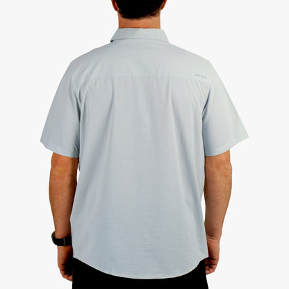 AFTCO Air O Mesh SS Button Down Fishing Shirt Bay Leaf