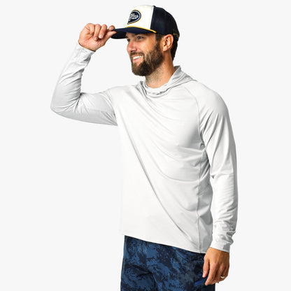 AFTCO Adapt Phase Change Hooded Fishing Shirt Tidal Current Camo
