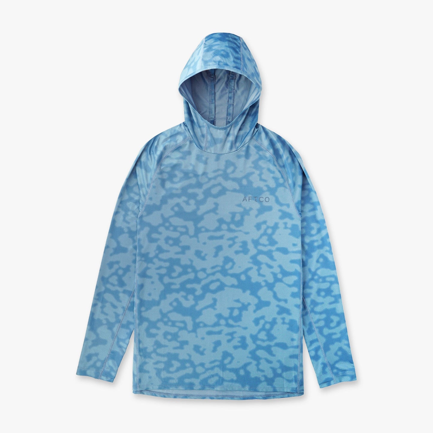 AFTCO Adapt Phase Change Hooded Fishing Shirt Tidal Current Camo