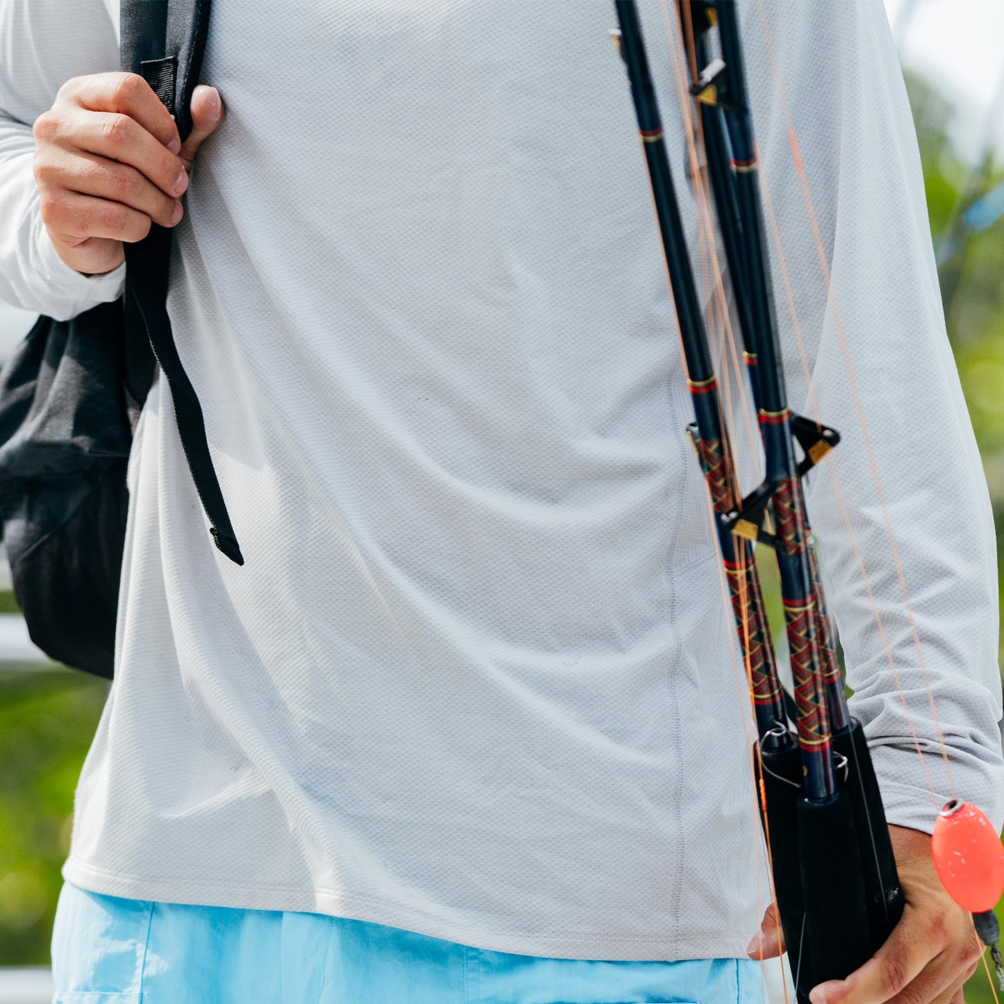 AFTCO Adapt Phase Change Hooded Fishing Shirt Tidal Current Camo