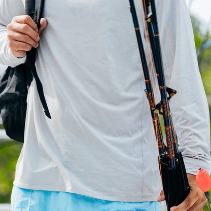 AFTCO Adapt Phase Change Hooded Fishing Shirt Tidal Current Camo