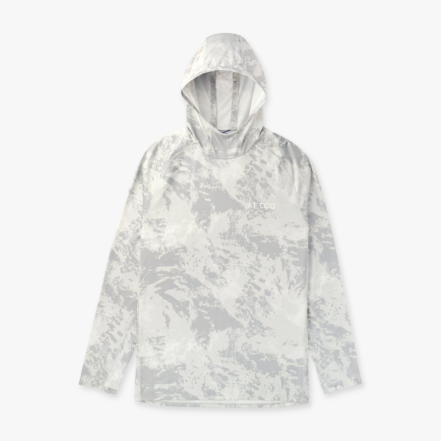AFTCO Adapt Phase Change Hooded Fishing Shirt Tidal Current Camo