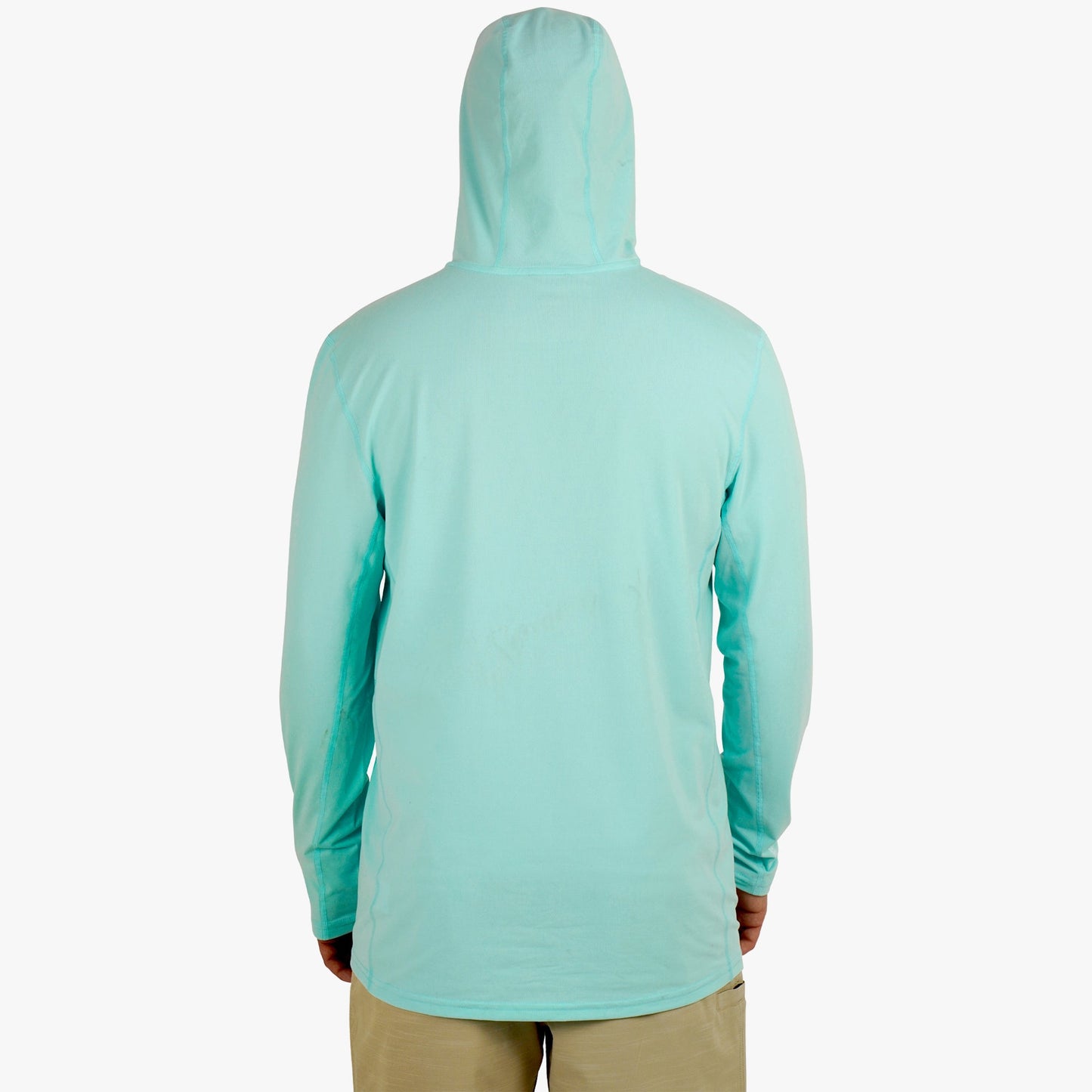 AFTCO Air O Mesh Hooded Fishing Shirt Conch Heather