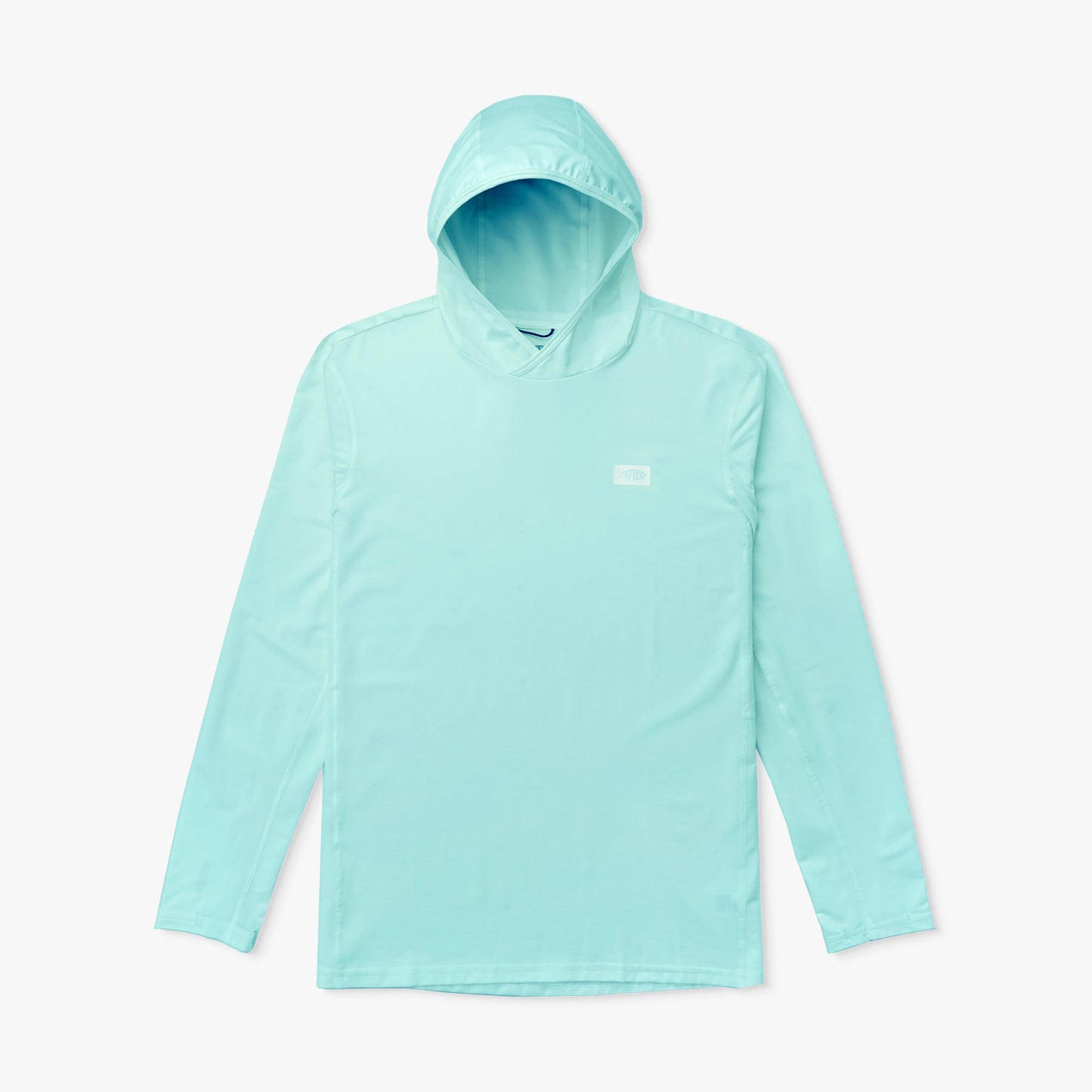 AFTCO Air O Mesh Hooded Fishing Shirt Conch Heather