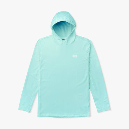 AFTCO Air O Mesh Hooded Fishing Shirt Conch Heather