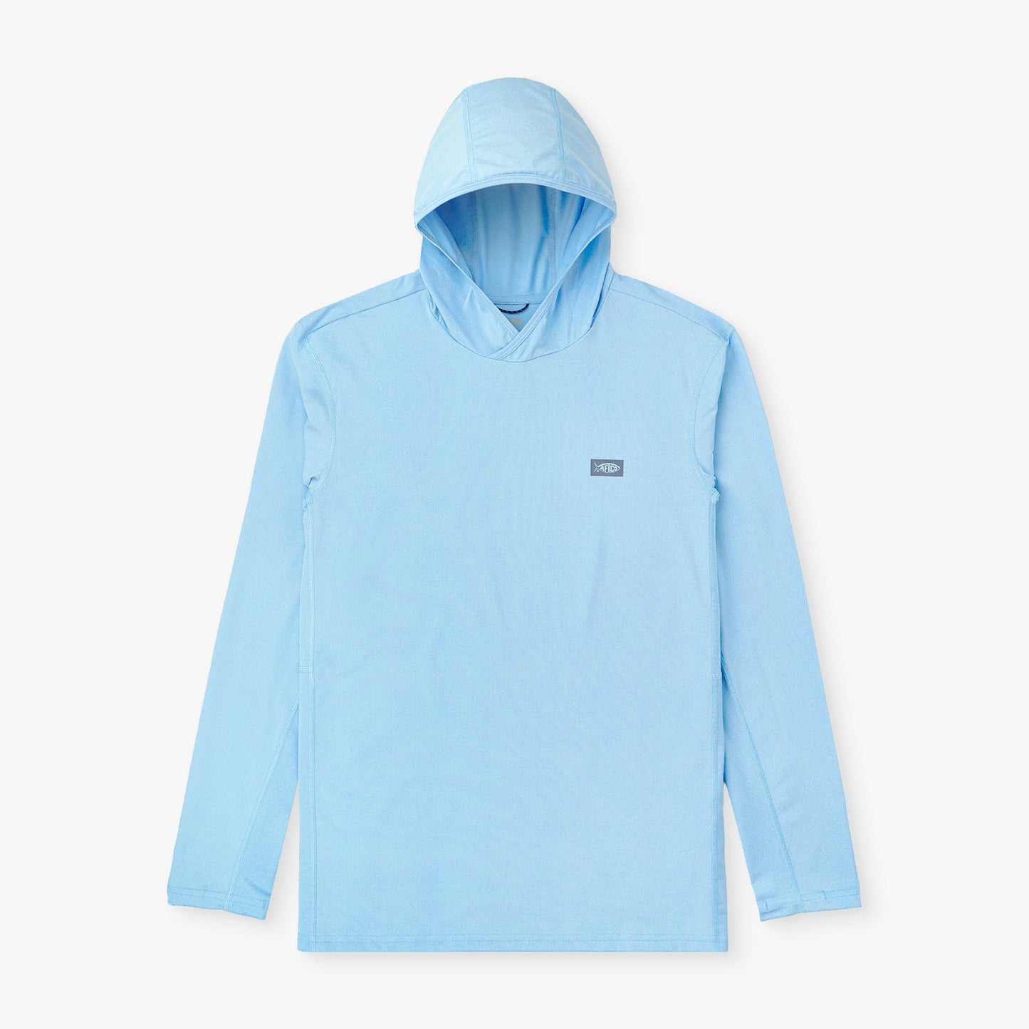 AFTCO Air O Mesh Hooded Fishing Shirt Conch Heather