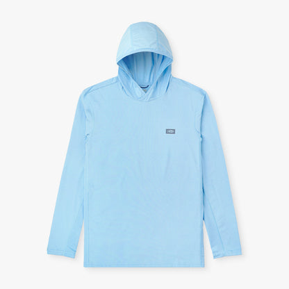 AFTCO Air O Mesh Hooded Fishing Shirt Conch Heather